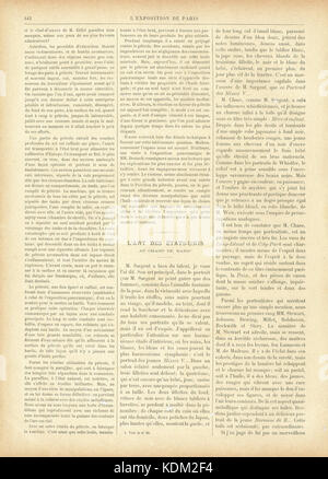 L'Exposition de Paris de 1889 No58 page 142 Stock Photo