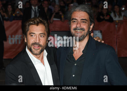 42nd Toronto International Film Festival - 'Loving Pablo' - Premiere  Featuring: Javier Bardem, Fernando Leon de Aranoa Where: Toronto, Canada When: 12 Sep 2017 Credit: Jaime Espinoza/WENN.com Stock Photo