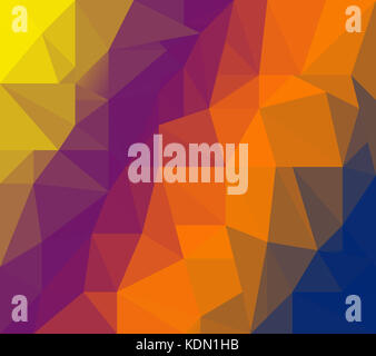 colored poly background Stock Photo
