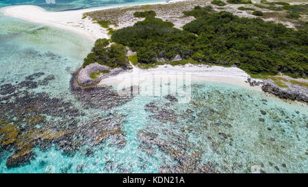 Aerial View  los roques venezuela Stock Photo