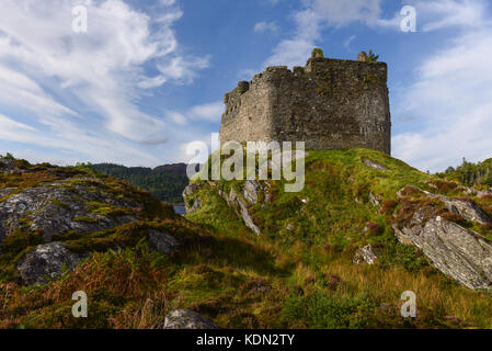 Castle Tioram Loch Moidart Argyll Scotland Stock Photo