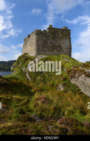 Castle Tioram Loch Moidart Argyll Scotland Stock Photo