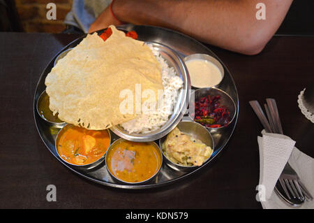 Thali set Stock Photo