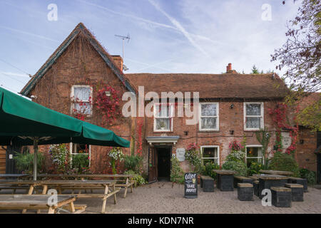 Bartons Mill public house in Old Basing village, Hampshire, UK Stock Photo