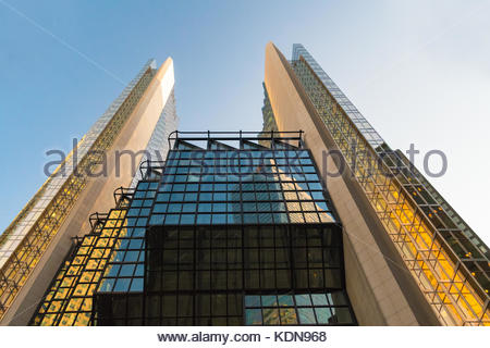 RBC Royal Bank of Canada headquarters building is gold plated on Bay ...