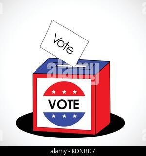 illustration of elements of election day background Stock Vector Image ...