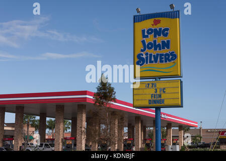 Long John Silvers Restaurant located in Eustis, Florida USA Stock Photo