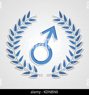 illustration of International men's day background Stock Vector