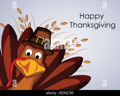 illustration of elements of thanksgiving background Stock Vector