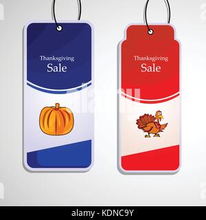 illustration of elements of thanksgiving background Stock Vector