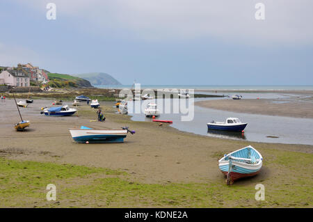 The Parrog Beach Stock Photo