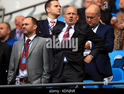 Stoke City's Vice-Chairman John Coates in the stands Stock Photo - Alamy