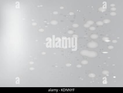 Abstract vector bokeh Grayscale background - Vector background illustration. Stock Vector