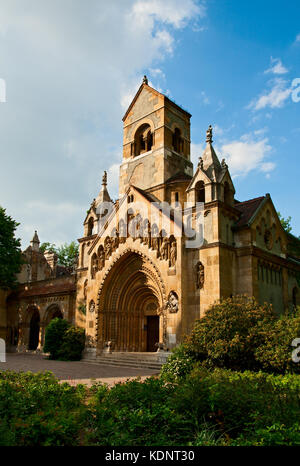 Jak Church in the Vajdahunyad Castle, Budapest, Hungary Stock Photo