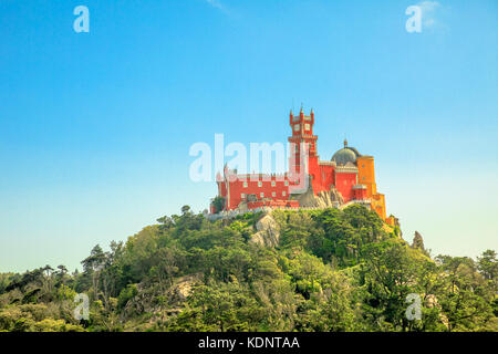 Sintra Pena Palace Stock Photo