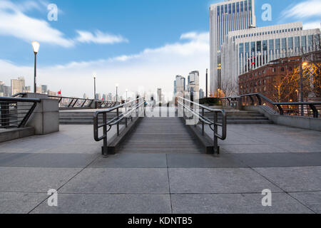 Beautiful view of Shanghai - Bund or Waitan waterfront Stock Photo