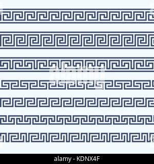 Greek pattern border - grecian ornament Stock Vector