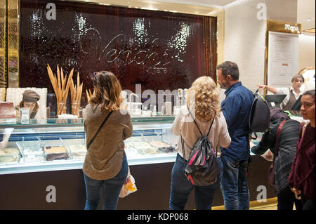 Venchi ice cream shop in Florence, Italy Stock Photo