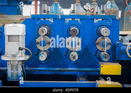Close-up shot of an arrangement of various car parts. Stock Photo