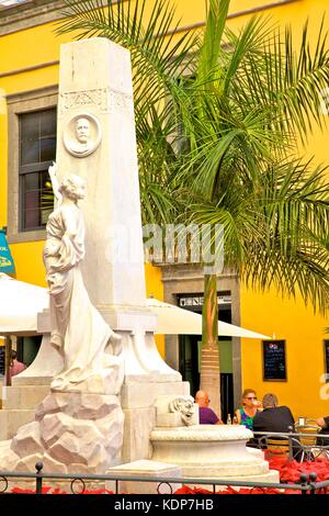 Restaurant in Plaza de Cairasco, Triana, Las Palmas de Gran Canaria, Gran Canaria, Canary Islands, Spain, Atlantic Ocean, Europe Stock Photo