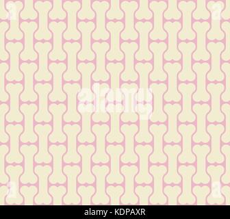 Seamless vector pattern - bones 2018 for dogs new year 2018 gift Wrapping paper Stock Vector
