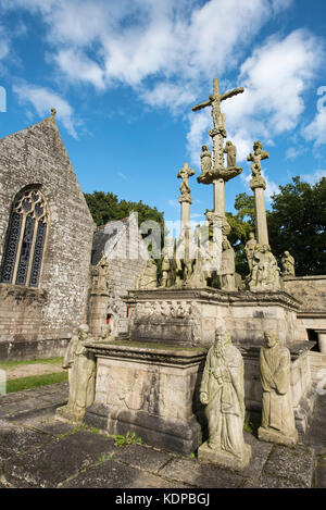 One of the seven great calvaries of Brittany the Calvaire de Guehenno