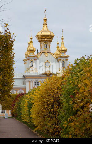 Palace Church, Petergof, Saint Petersburg, Russia.