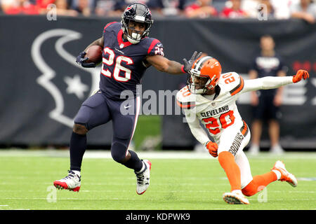 Houston, TX, USA. 15th Oct, 2017. Cleveland Browns running back