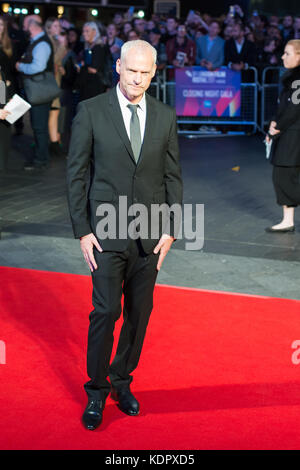 London, UK. 15th October 2017. Martin McDonagh arrives for the UK film premiere of 'Three Billboards Outside Ebbing, Missouri' at Odeon Leicester Square during the 61st BFI London Film Festival, Closing Night Gala. Credit: Wiktor Szymanowicz/Alamy Live News Stock Photo