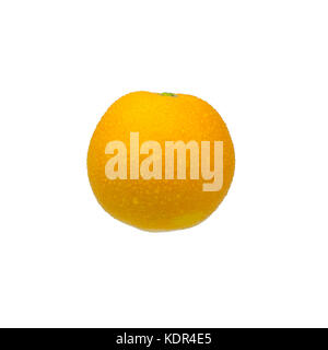 navel oranges on white background Stock Photo