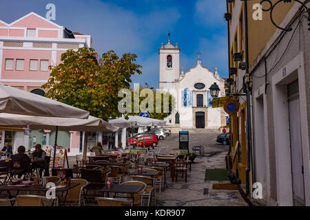 AVEIRO, PORTUGAL Restaurants and bars in the Historic Center of Aveiro, Centro region, Portugal. Stock Photo