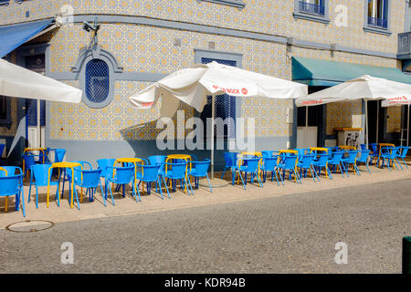 AVEIRO, PORTUGAL Restaurants and bars in the Historic Center of Aveiro, Centro region, Portugal. Stock Photo