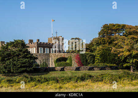 Walmer Castle on a sunny October day. Stock Photo