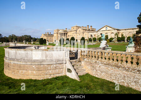 view of holkham hall in norfolk Stock Photo