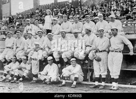 Boston Red Sox team photo at 1912 World Series Stock Photo