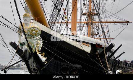 Figurehead of the HMS Warrior 1860 Stock Photo