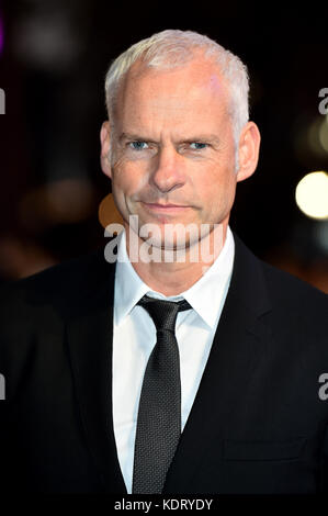 Martin McDonagh attending the premiere of Three Billboards Outside Ebbing, Missouri at the closing gala of the BFI London Film Festival, at the Odeon Leicester Square, London. Stock Photo