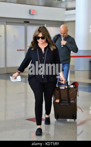 Valerie Bertinelli departs from the airport with her husband Tom Vitale  Featuring: Valerie Bertinelli, Tom Vitale Where: Los Angeles, California, United States When: 15 Sep 2017 Credit: WENN.com Stock Photo