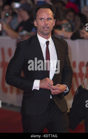 Directors and actors attend a premiere for 'Three Christs' at the  42nd Toronto International Film Festival (TIFF) in Toronto, Canada.  Featuring: Walton Goggins Where: Toronto, Canada When: 14 Sep 2017 Credit: Euan Cherry/WENN.com Stock Photo