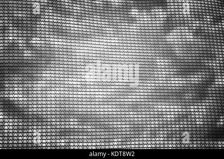 Monochrome Mesh Texture Abstract Background Stock Photo