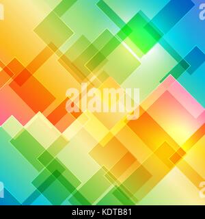 Multicolored cover background with geometric shape Stock Vector