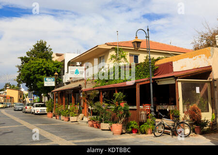 Taverns, Perivolia, Larnaca, Cyprus. Stock Photo