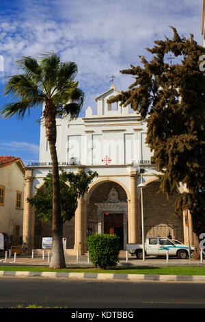 Catholic church of Saint Catherine, Limassol, Cyprus. Stock Photo