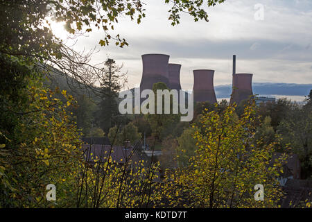 Ironbridge Power Station in Shropshire, England. Decommisioned in 2016 and due for demolished during 2018. Stock Photo