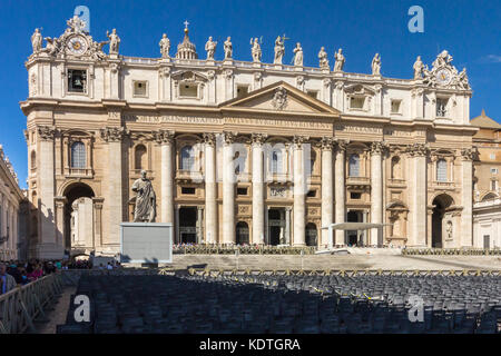 Apostolic Palace, St Peters Square, Vatican City, Rome, Italy Stock Photo