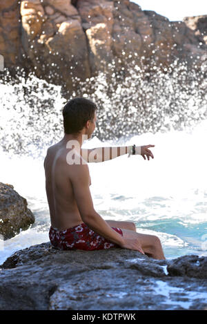 pictures of a getaway in Mallorca, sea cliffs, details of the island and very endearing landscapes Stock Photo