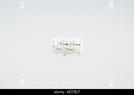 thumbtack isolated on a white background Stock Photo