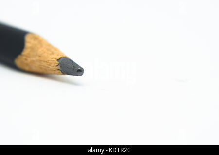 close up of pencil lead / tip isolated on white background Stock Photo