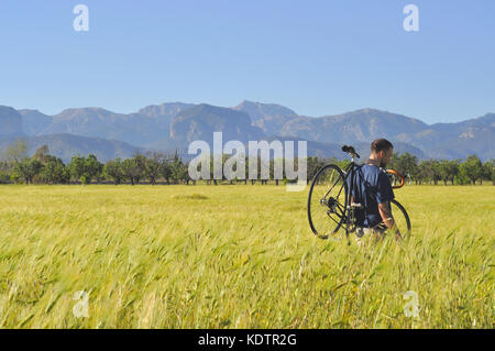 pictures of a getaway in Mallorca, sea cliffs, details of the island and very endearing landscapes Stock Photo