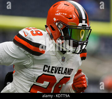 Cleveland Browns running back John Kelly Jr. (41) runs with the ball during  an NFL preseason football game against the Chicago Bears, Saturday Aug. 27,  2022, in Cleveland. (AP Photo/Kirk Irwin Stock